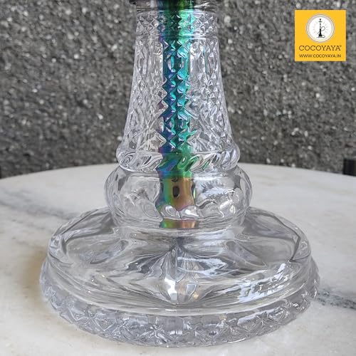 Image of COCOYAYA Prince Series Vasco Hookah Rainbow (Transparent Base) with Bag