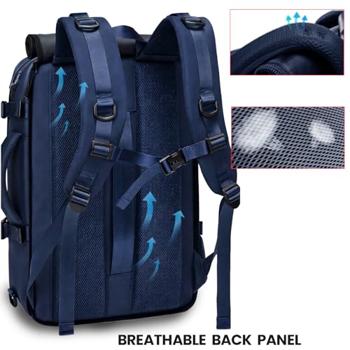 Image of REDHORNS Multifunctional 3-In-1 Anti-Theft Handbag /Multi-Purpose Cross body Bag, 16-Inch Business Laptop with USB port, Unisex 30L Water-Resistant Bag, fits for Camping, Outdoor, Travel
