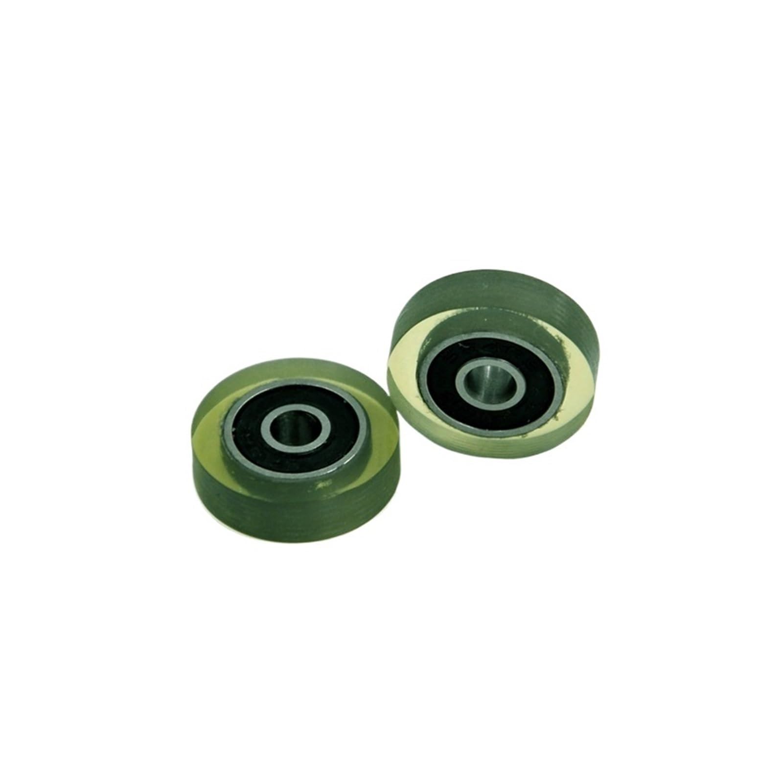 Rouleau PU 4x18x5mm avec roue plastique polyuréthane pour rail de guidage et chariot, 10x
