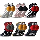 ♡IDEALES PARA ACTIVIDADES DEPORTIVAS Y USO DIARIO: Estos calcetines divertidos para mujer y niña que absorben el sudor son perfectos para correr, hacer ejercicio o entrenar en el gimnasio, pero también como calcetines de mujer para el uso diario. Disponible en un paquete de 6 pares en las tallas 35-42.