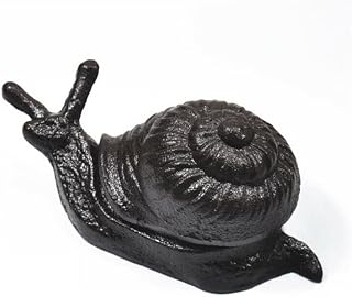 EatingBiting Snail Shape Cast Iron Hider Home Garden Statues Ornament Jewelry Hiding Spare Key Box Outdoor Ornament Snail Indoor Decoration Trinkets Box for Money Key Earring Ring Almost All Regions