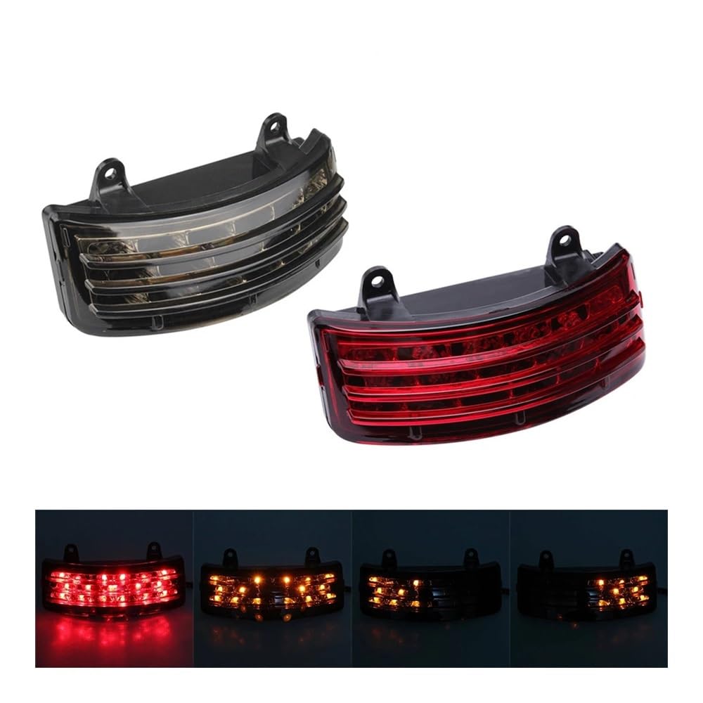 DAGMARA Freno Luce Stop Moto Indicatore di Direzione per Moto LED Stop Freno Fanale Posteriore per per Davidson FLHX/FLTRX per Street per Glide per Touring