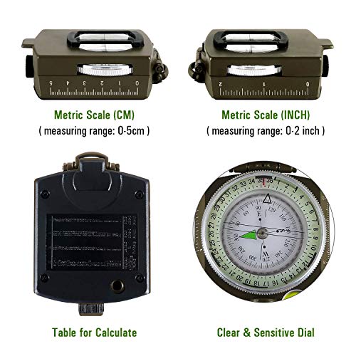 Eyeskey Lensatic Tactical Compass Review Survival Front