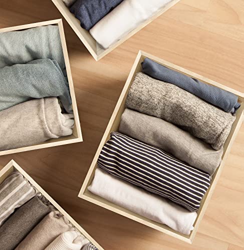 Sorbus Unfinished Wood Crates - Organizer Bins, Wooden Box For Pantry Organizer Storage, Closet, Arts & Crafts, Cabinet Organizers, Containers For Organizing (2 Pack) #TOP3