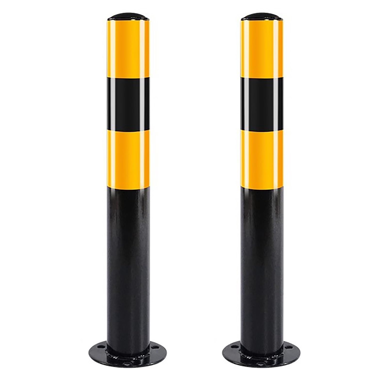 YNBSHGAA Heavy-Duty Steel Safety Bollards for Traffic Control and Parking Lot Protection