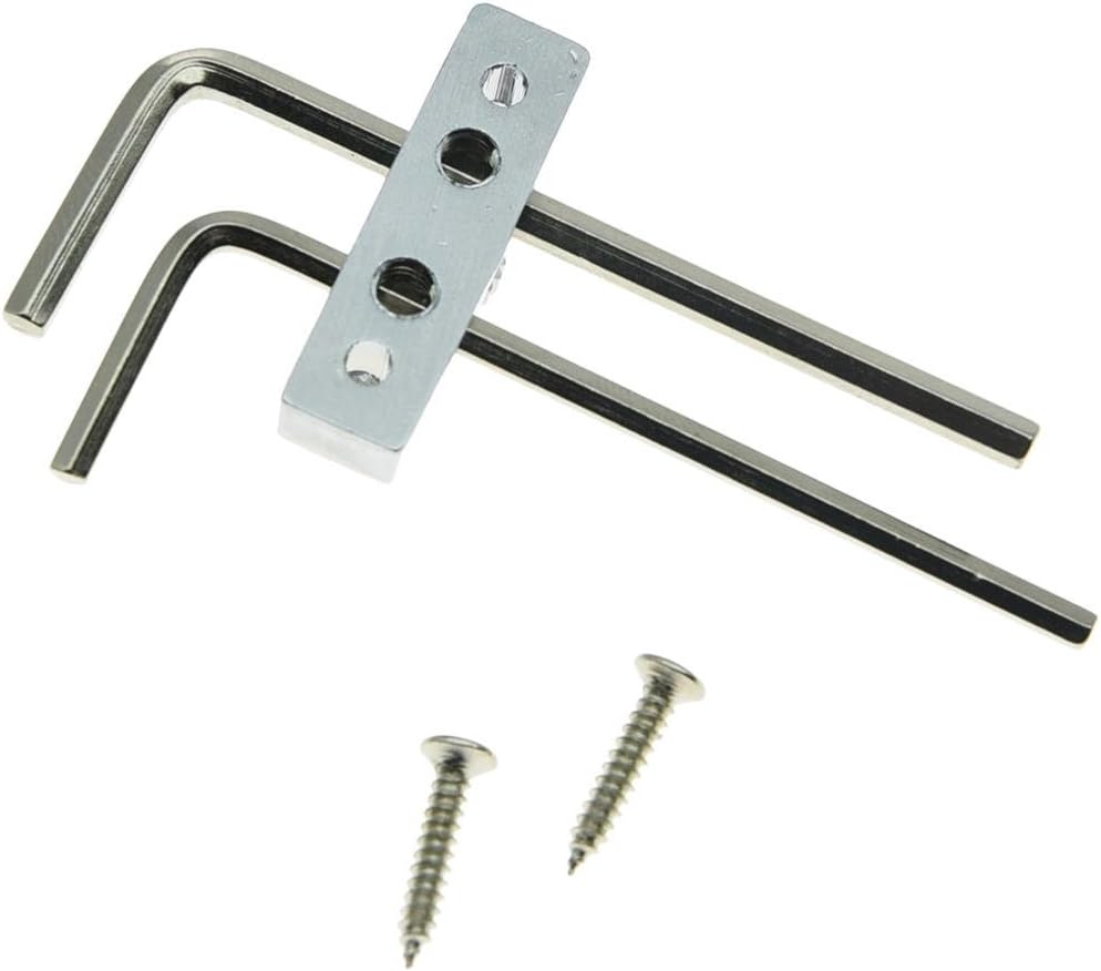 Dopro Chrome Guitar Bass Allen Wrench/Key Headstock Wrench Holder for FR Tremolo Guitar image 4