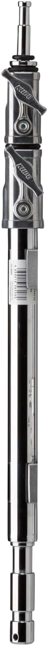 Kupo C-Stand Riser Column Replacement Extension Column for Master Turtle Base Stands with Junior 1-1/8" Pin Bottom and Baby Pin Top, 4.8' Extended Height, 7.1 lb, Silver (KS704912)