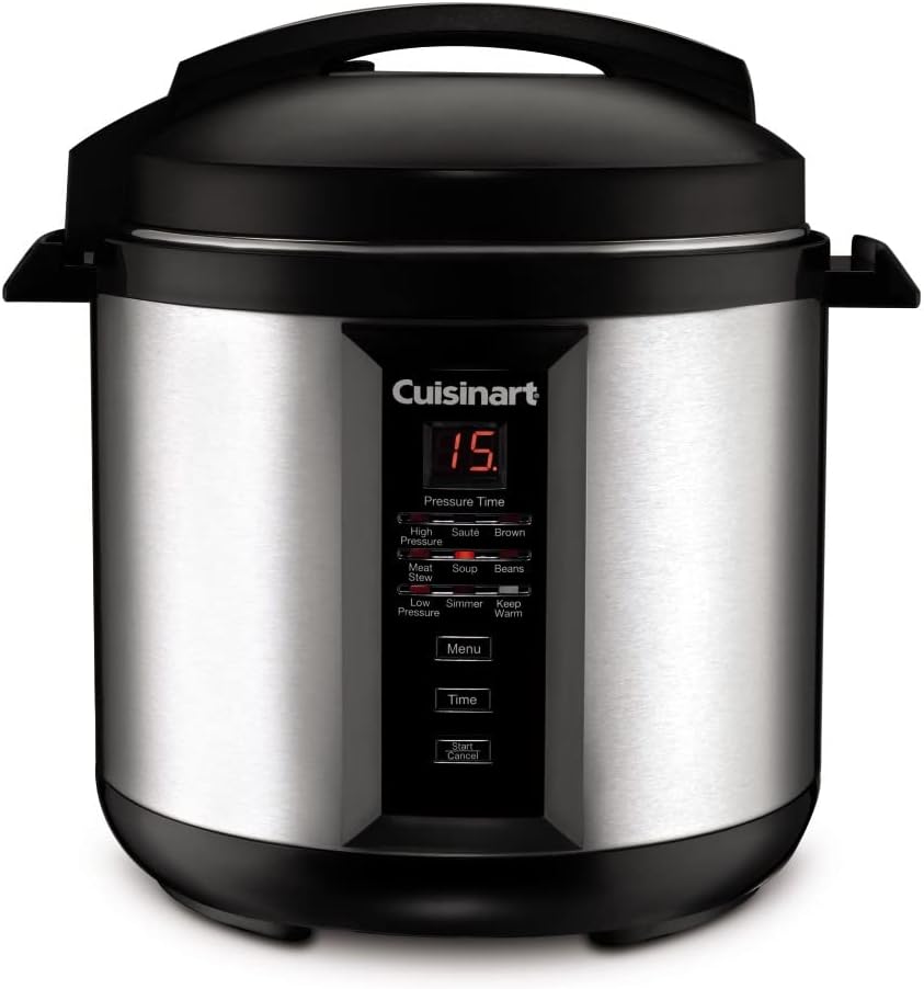 Cuisinart CPC-800 8-Quart Pressure Cooker, Silver