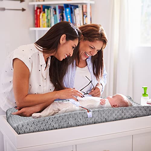 4 Pack Changing Pad Cover Soft Dots Plush Changing Table Covers Breathable Changing Table Sheets Cover Wipeable Changing Pad Covers Suit For Baby Boy And Baby Girl #TOP3