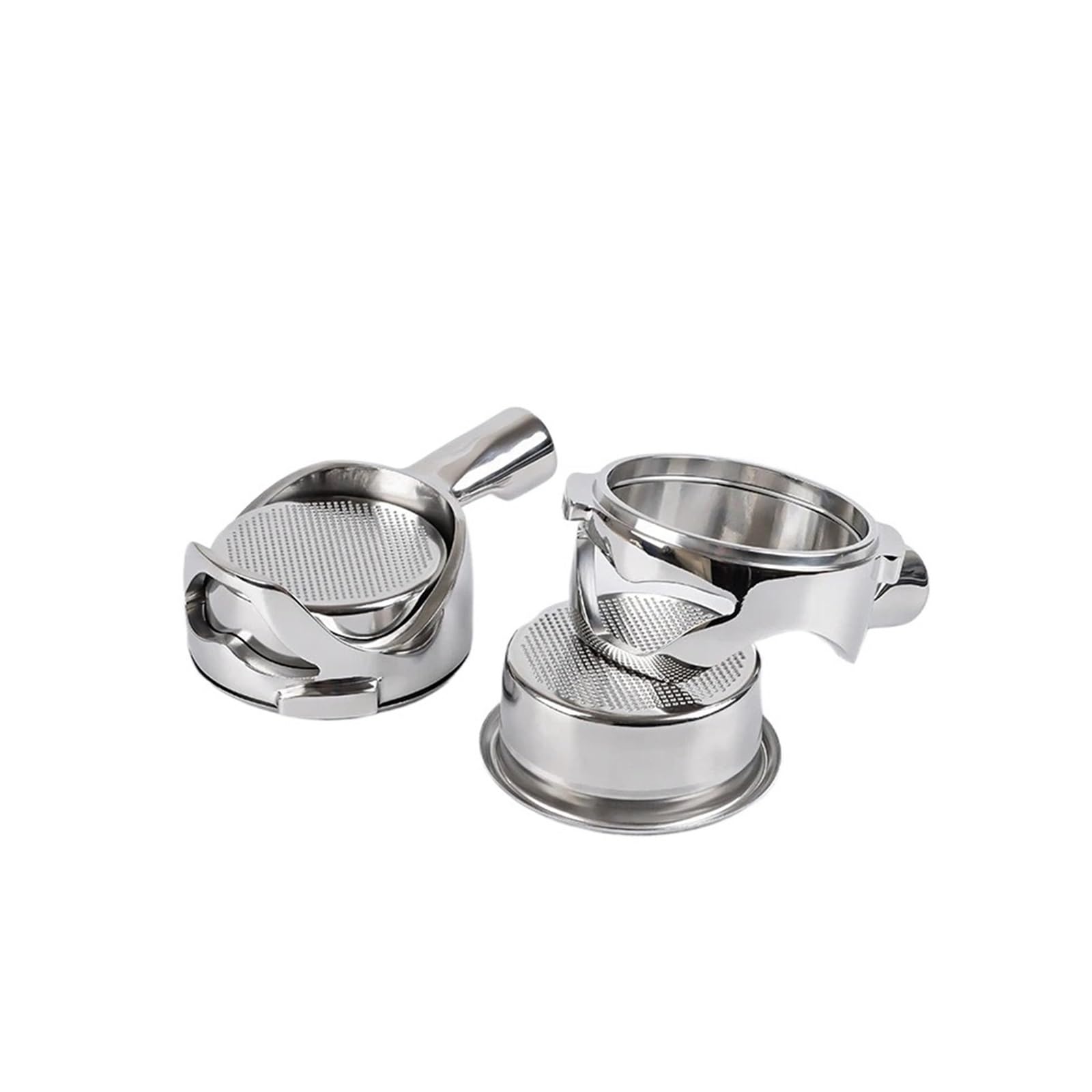 Filtro de mango de café de acero inoxidable, 58MM, 2 orejas, compatible con Gaggia, herramienta de portafiltro hueco sin fondo for cafetera | 58mm-Gaggia-D
