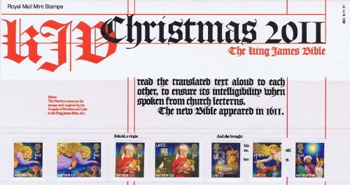 Francobolli natalizi 2011 GB in confezione regalo