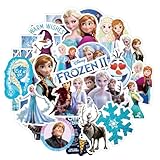 For アナと雪の女王 ステッカー 50枚セット かわいいアニメ for アナと雪の女王 シール 防水デカール 可愛い おしゃれ 漫画 DIY い おし おしゃれ 漫画 DIYステッカー ご褒美シール、誕生日プレゼント、お正月プレゼント