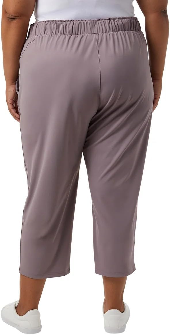 32 Degrees Women Nylon Lux Capri (US, Alpha, XX-Large, Regular, Regular, Purple) - Image 6