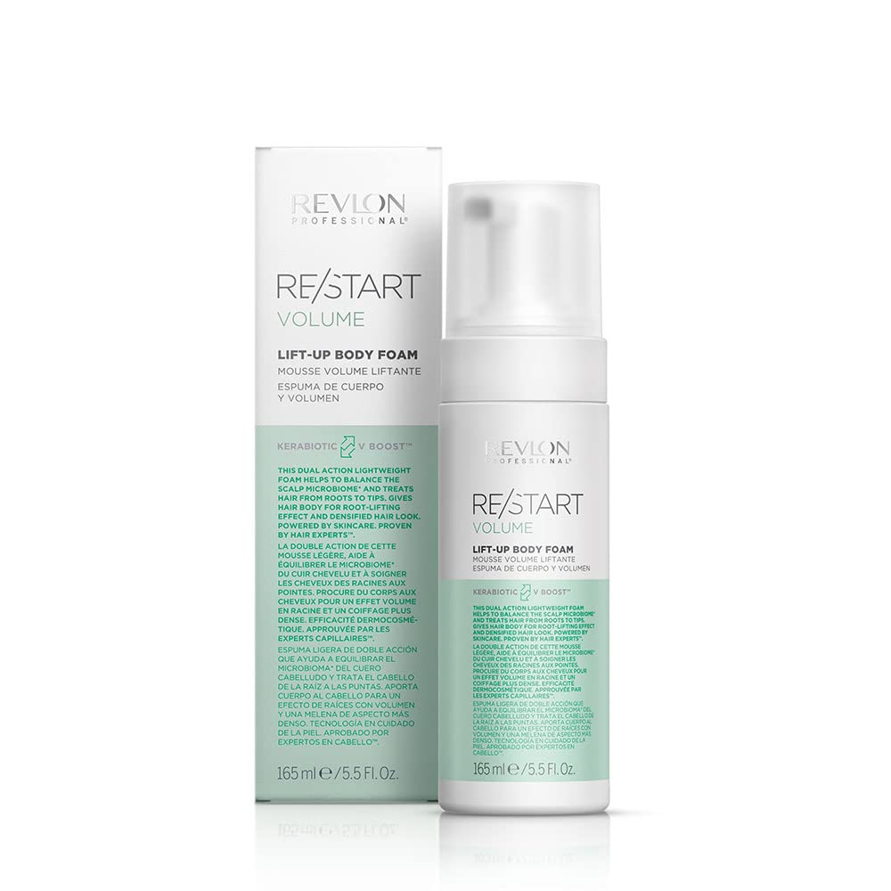RE/START Volume Lift-Up Body Foam, 165 ml, Haarschaum für mehr Stand & Fülle, sanfter Volumenschaum mit Lifting Effekt für feines Haar