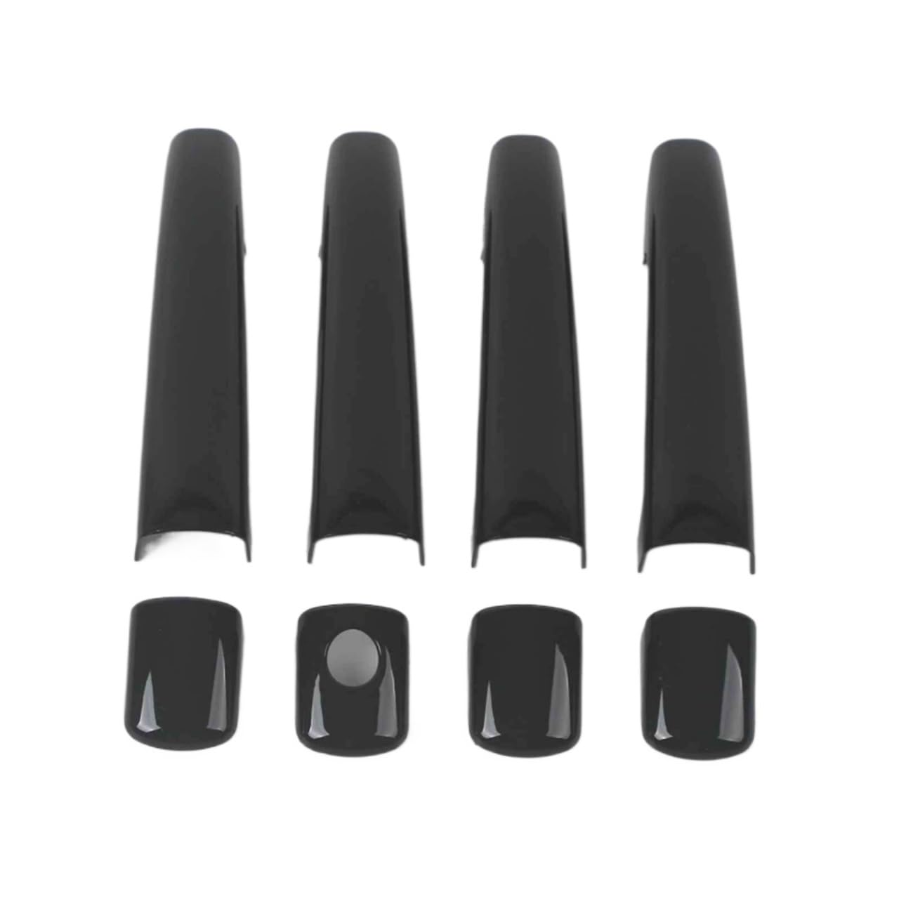 Trxjjvm Black For Citroen C4 (2004-2010) For Picasso C6 (2005-2010) Car Door Handle Cover Trim Sticker Styling Car Exterior Door Handle(Black)