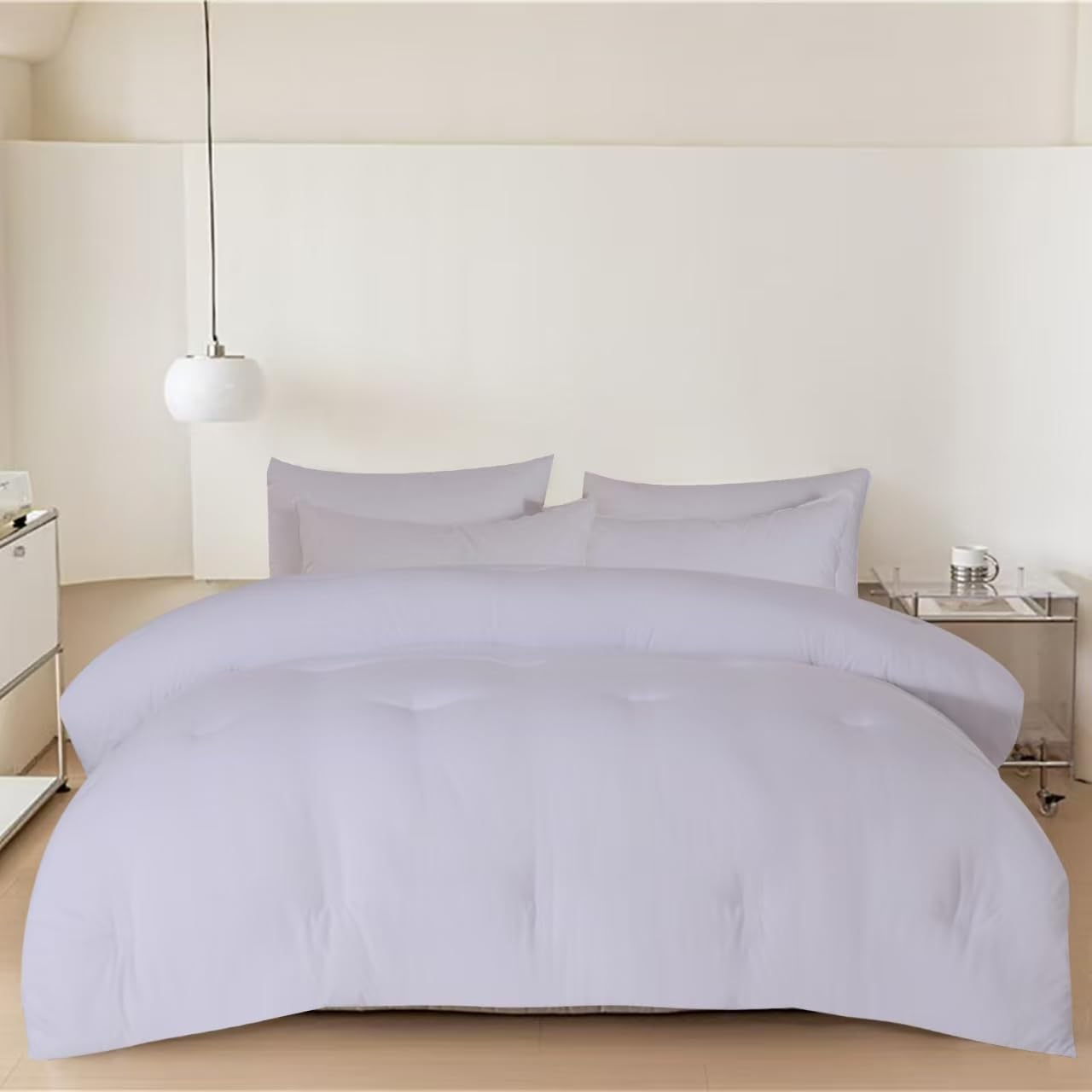Four Seasons Skin Friendly Soybean Fiber Quilt for King/Queen/Twin XL Size (Queen (U.S. Standard))