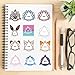Therian Stickers,50 PCS Aesthetic Waterproof Stickers,Vinyl Sticker for Water Bottle,Laptop,Phone,Skateboard Sticker for Teens Girls Kids