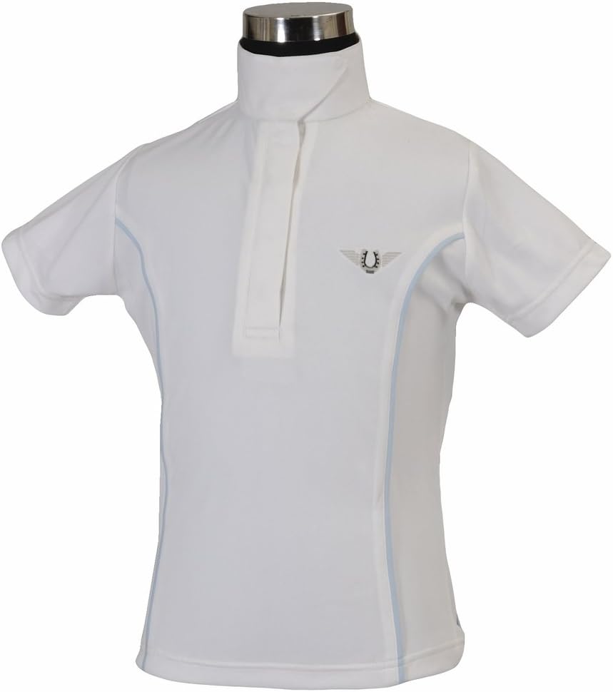 TuffRider Girl's Kirby Kwik Dry Short Sleeve Show Shirt