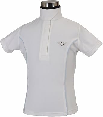 TuffRider Girls Kirby Kwik Dry Short Sleeve Show Shirt