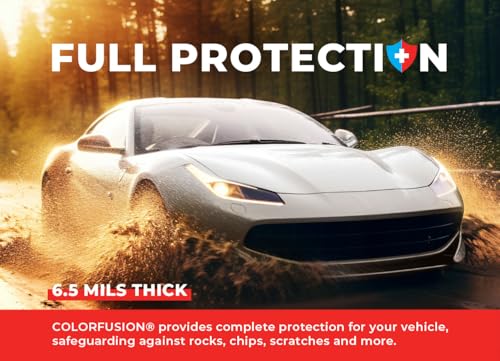 Image of ColorFusion PPF by VViViD, Gloss Polar White Dry Apply PPF Vinyl Car Wrap Roll 60ft x 5ft
