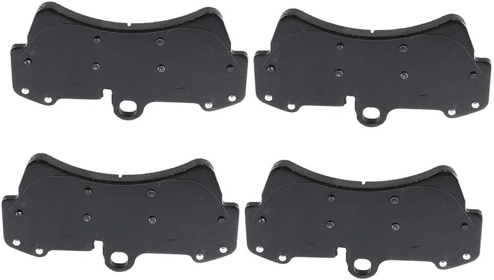 ECCPP D1014-8366 4pcs Front Semi Metallic Disc Brake Pad Set Fit For Audi Q7 2007-2015,For Porsche Cayenne 2003-2006 2008-2010,For Volkswagen For Touareg 2004-2010