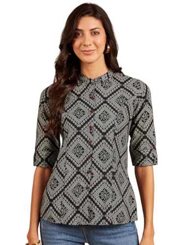 Image of Modeve Women Cotton Top for Summer