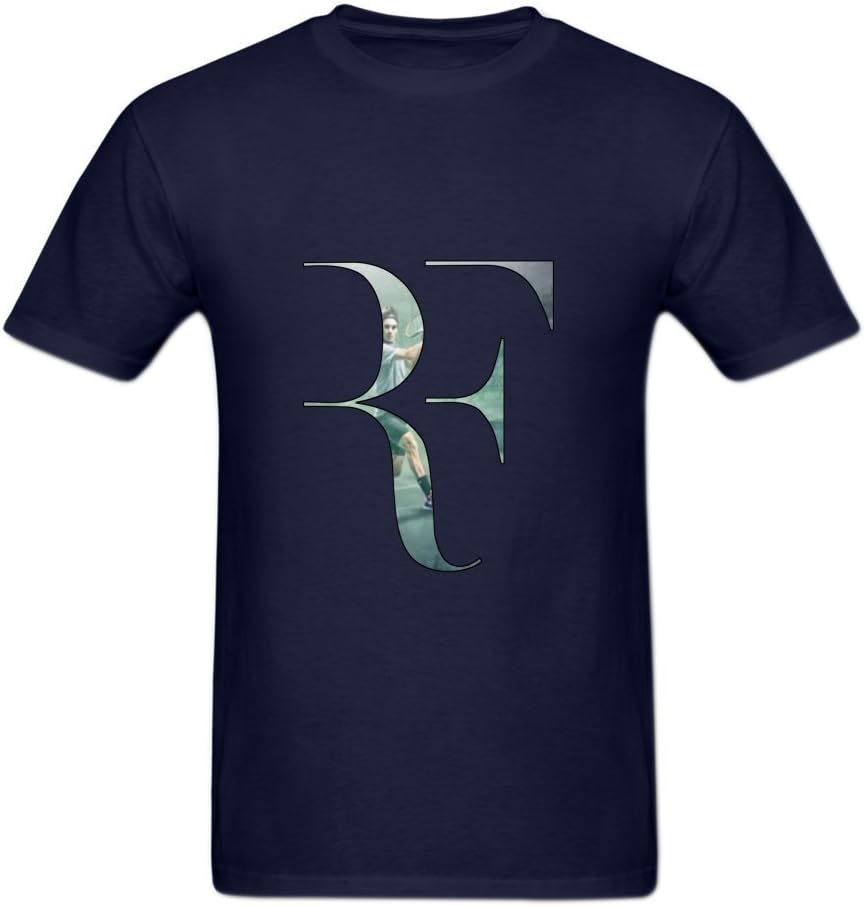 Danielrio Men&Youth Fashion Customed Ennis Superstar Roger Federer T Shirt Blue Large