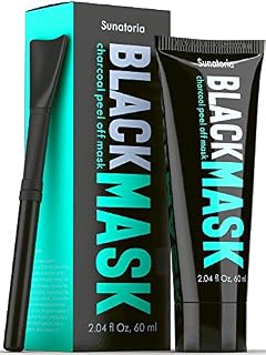 Black Mask by Sunatoria - Improved Formula - Charcoal Peel-Off Mask - Product