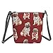 Signare Tapestry Small Crossbody Bag Sling Bag for Women with Pug Dog Design (SLING-PUG)