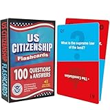 US Citizenship test Civics Flash Cards for the Naturalization Exam 2019 | Includes Online Audios with all official 100 USCIS Questions and Answers | USCIS N-400. Get ready for the Immigration Test in only 20 days.