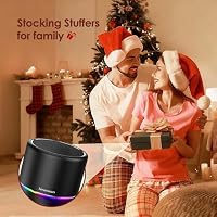 Portable Bluetooth Speaker 5.4, Mini Speaker with Noise Reduction Mic,Black — image 9