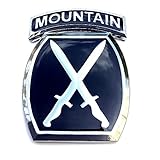 10th Mountain Division Emblem Sticker Decal for Car Truck Auto US Army