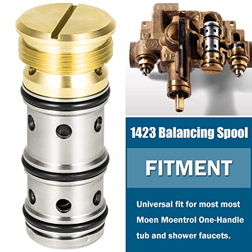 1423 Balancing Spool 132343 & 12318 Stop-Check Valve Kit For Moen Tub And Shower Faucets #TOP4