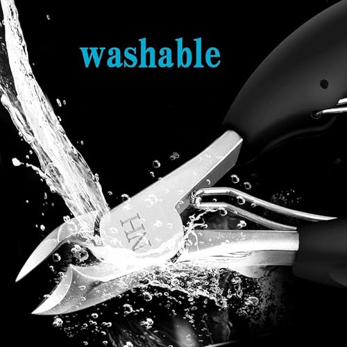 Image of Toenail Clippers, Professional Thick & Ingrown Toe Nail Clippers for Men & Seniors, Pedicure Clippers Toenail Cutters, Super Sharp Curved Blade