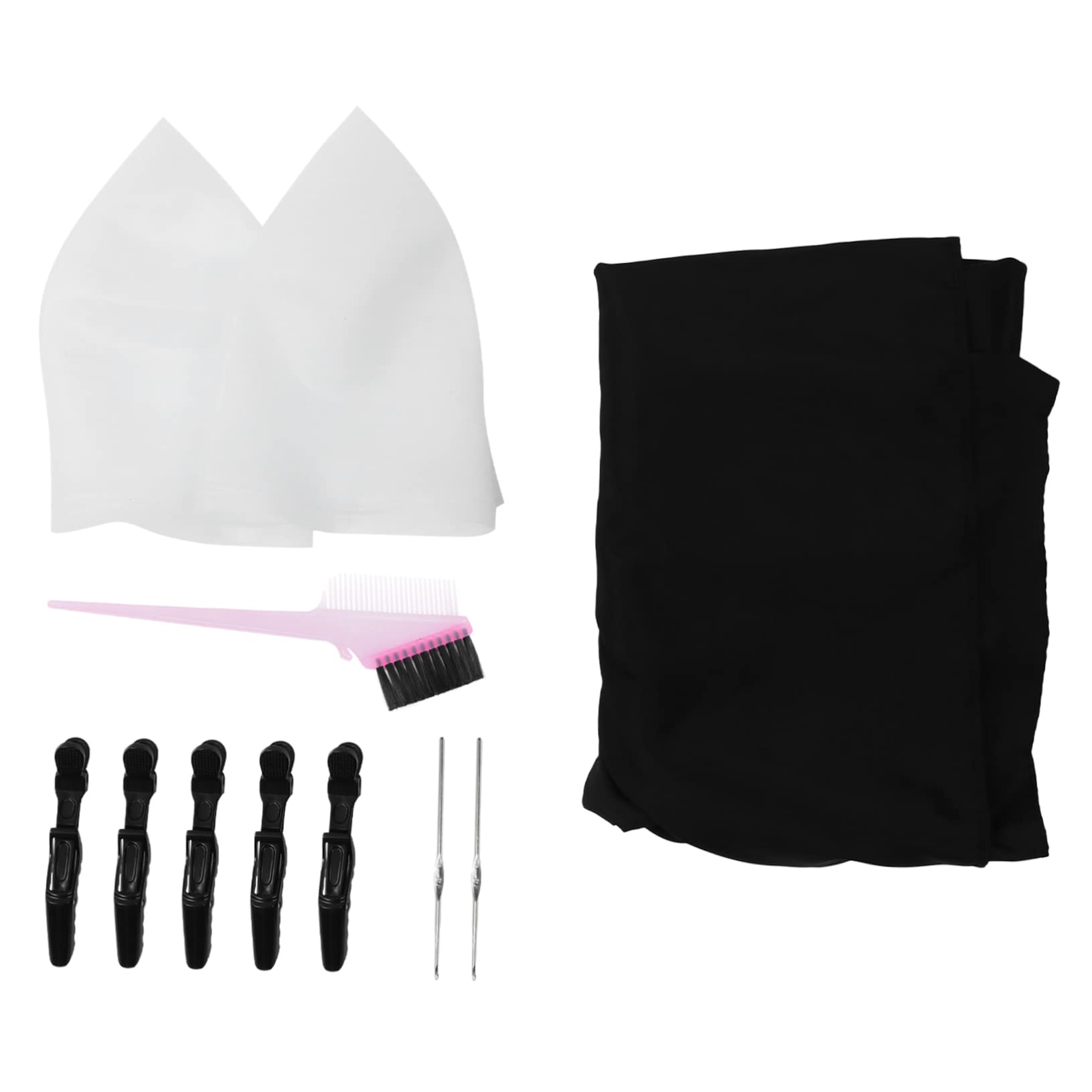 Set per Mèches Cuffia in Silicone 11 Pezzi per Tintura