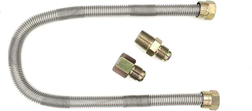 Dante Productos H-WF01024-12 Manguera flexible, 24", acero inoxidable