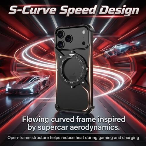 Bumper aluminium iPhone 17 anti-surchauffe ajustable - 3