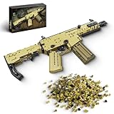 URMOMENT 1369pcs Scar Model Gun Building Blocks Sets - 1:1 Scale Building Toys for Boys - Ideal for Father's Day, and Party Favors - Collectible Play Model Kits for Building Bricks Enthusiasts