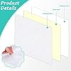Chinco 6 Pieces Patches Badge 11.8x8.6 Inch Cut to Fit Freestyle Double Sided Adhesive Sheets Press-on Patches Adhesive for Fabric