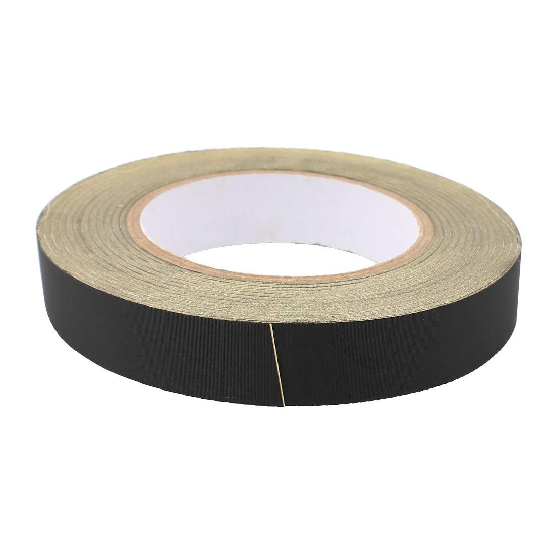 FUERLI Cinta Adhesiva de Tela de Acetato Aislante Negra de 25 mm x 28 m for reparación de bobinas de Transformador