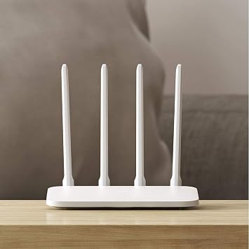 Xiaomi Mi Router 4C, WLAN router 300 Mbps 2.4 GHz, 802.11b/g/n, 802.3/3u, 64 MB RAM, 4 antennas, Xiaomi App, up to 64 devices