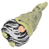 CAXUSD ミニ樹脂製ノーム人形 置物 装飾品 卓上 ミニチュアノーム 家用 ガーデン装飾 クリスマス ホリデー おしゃれ オーナメント