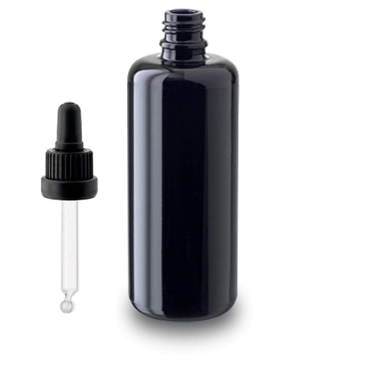 Miron Dark Violet Glass Bottle 100Ml With Pipette Lid X1