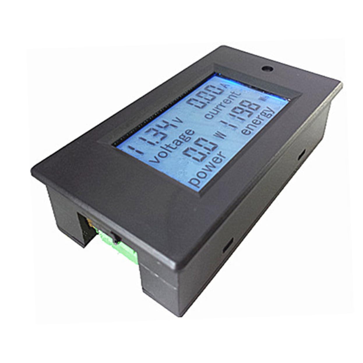 Veemoon 20a Medidor Eléctrico Multifunción Lcd Medición De Voltaje Corriente y Potencia Alarma De Voltaje