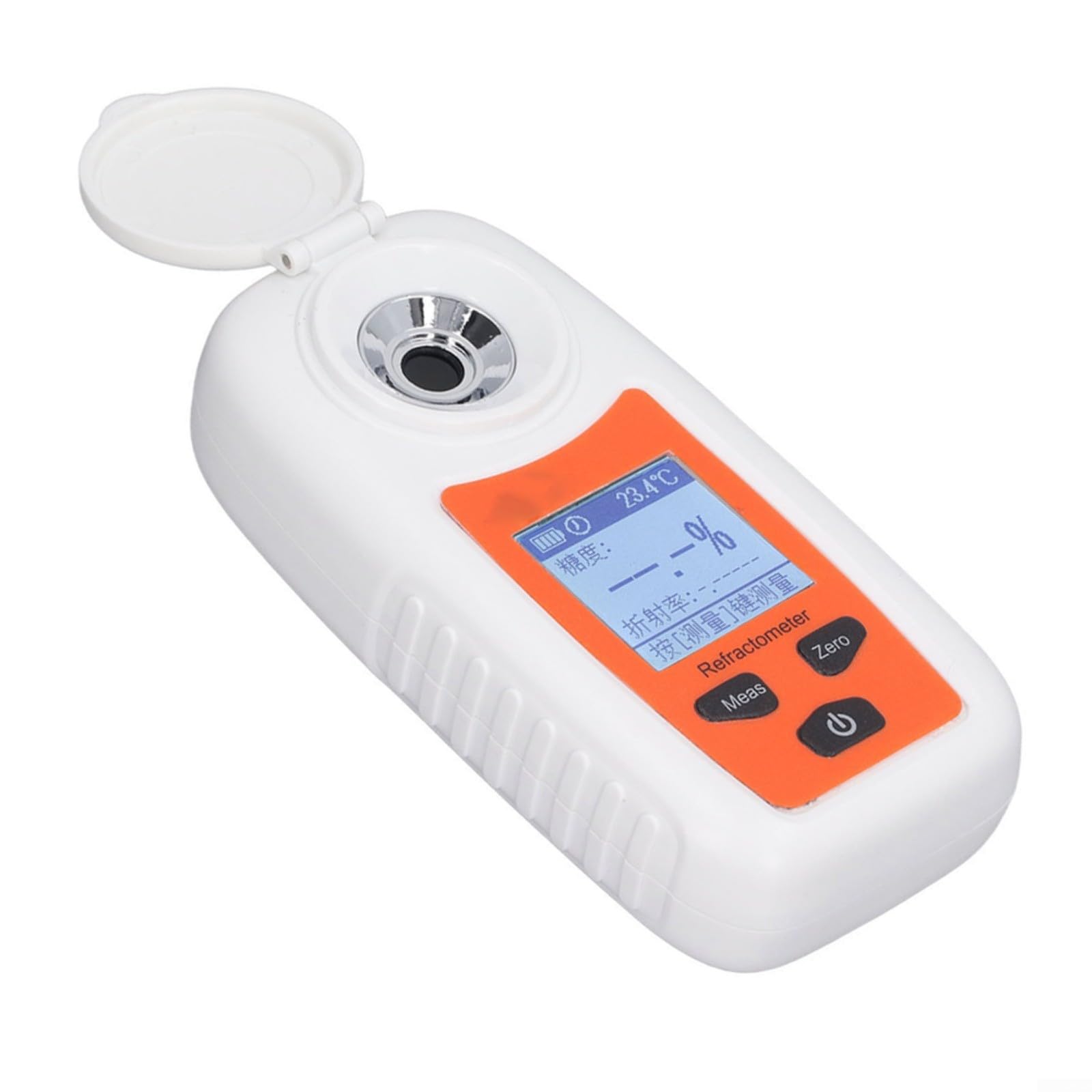 ST355A - Refractómetro digital para análisis de azúcar de frutas, para medidor Brix 0-35% con compensación de temperatura, medición rápida en 3 segundos para bebidas y agricultura