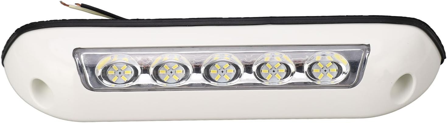 Fafeicy LED Awning Light, Bright Lighting IP67 RV Utility Strip Light DC 12V 24V 8W for Garden