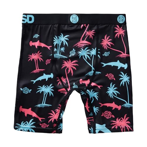 Image of PSD Underwear Youth Boys Boxer Brief - Various Print Comfortable Active Underwear for Boys, Kids Boys Underwear Packs