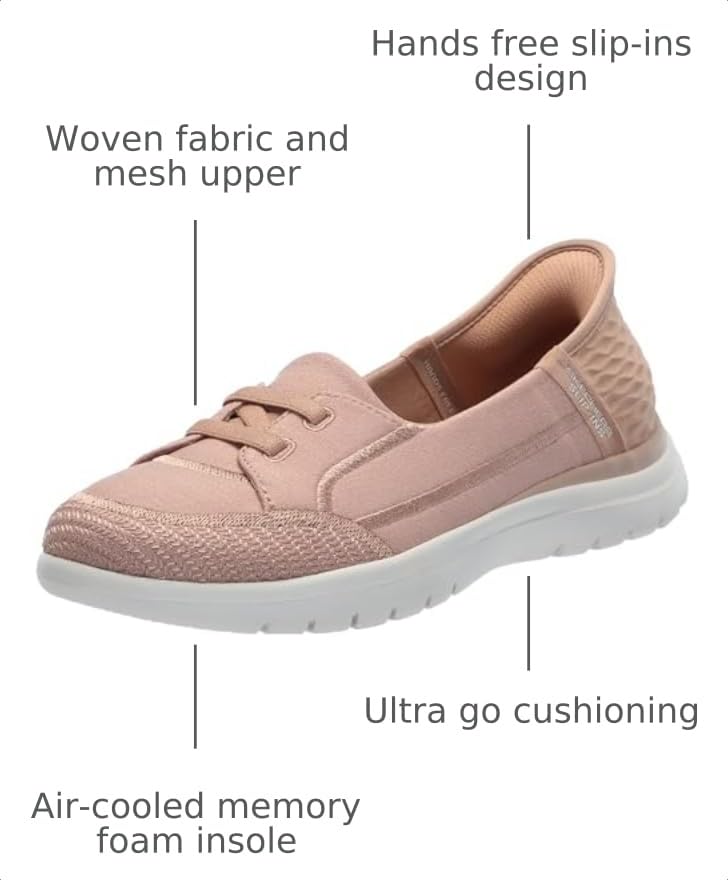 Image of Skechers Women's Hands Free Slip-ins: On-The-Go Flex Radiant-Dreaming Loafer Flat