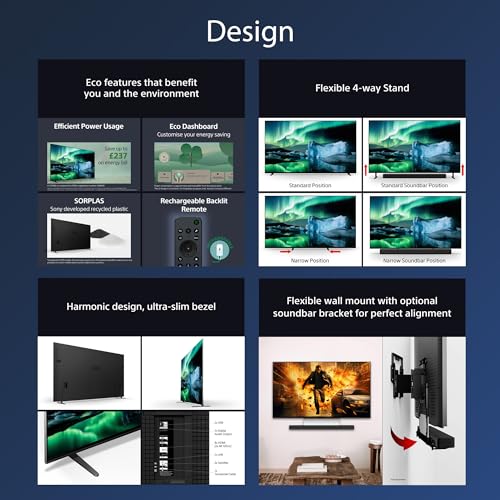 Sony BRAVIA 8 OLED, K55XR80, 55 Inch 4K HDR Google Smart TV, Gaming Features for PlayStation 5 and IMAX Enhanced, Dolby Vision Atmos, Chromecast, Apple AirPlay, 120Hz, 5 Year Warranty - Image 5