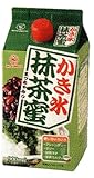 抹茶シロップ 900ｍｌ 合成甘味料，保存料 不添加